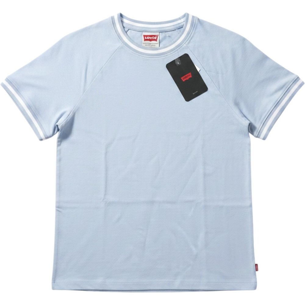 Kids Levis Slim‎ Fit T-Shirt Blue With White Trim Size Small 6/7